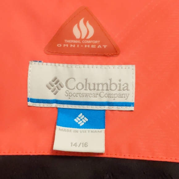 Girl's L (14/16) Columbia Hooded Jacket - Picture 5 of 7